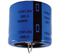 Electronic devices 380LX822M063A032 Electrolytic Capacitor 63 V 3000 Hours @ 85176;C 380LX Series177; 20% 8200181;F-6pack