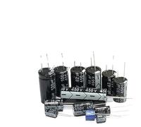 Electronic devices 450V 2.2uf 3.3uf 4.7uf 6.8uf 10uf 15uf 22uf 33uf 47uf 68uf 82uf 100uf 220uf Aluminum Electrolytic Capacitor 100v 200v 250v 400v Energy storage elements (Size : 100v10uf6x12 50pcs)