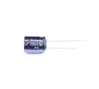 Electronic devices 5 Pcs Aluminum Electrolytic Capacitor Dip 4.7uF±20% 450V Radial Lead, 10x12.5mm 450PX4R7MEFC10X12.5