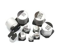 Electronic devices 500PCS Capacitor Aluminum 6.3V 10V 16V 25V 35V 50V 1UF 2.2UF 4.7UF 10UF 47UF 100UF 220UF 330UF 470UF 680UF Energy storage elements (Size : 16V330UF 8x10MM)