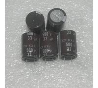 Electronic devices 500V33UF KXJ Series 18x25 electrolytic Capacitor 1 Pcs Energy storage elements