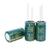 Electronic devices 50PCS-10PCS 450V120UF 120UF 450V Electrolytic Capacitor 18 * 30MM Energy storage elements (Size : 20PCS)