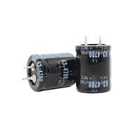Electronic devices 50pcs-10pcs 63V4700UF 25x40mm Electrolytic Capacitor 4700uf 63v (Size : 50PCS)