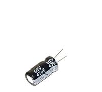 Electronic devices 50pcs 50V47uf 6x12mm Aluminum Electrolytic Capacitor Radial 47uf50v 50v47mf 47mf50v 47MFD 50v 47uf 50wv 50vdc Energy storage elements