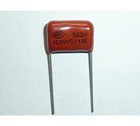 Electronic devices 50PCS CBB81 562J 1600V 0.0056UF 5.6NF P15 Metallized Film Capacitor Pitch=15mm Energy storage elements