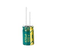 Electronic devices 5pcs 100V470UF 100V 470UF 16 * 25 Low ESR/impedance High Frequency Aluminum Electrolytic Capacitor 100V 470UF 16 * 25MM
