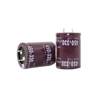 Electronic devices 5pcs 330UF 450V 330uf 450v 30mm*40mm Electrolytic Capacitor Short Leg