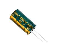 Electronic devices 5pcs 50V3300UF 50V 3300UF 18 * 35 Low ESR/impedance High Frequency Aluminum Electrolytic Capacitor