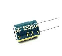 Electronic devices 5pcs 6.3V 1500UF 10 * 13 Low ESR/Impedance high Frequency Aluminum electrolytic Capacitor 1500UF 6.3V