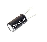 Electronic devices 5pcs 6800UF 16V 16 * 25MM Aluminum Electrolytic Capacitor 16V 6800UF 16 * 25MM