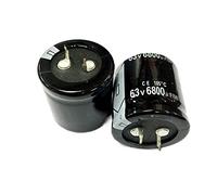 Electronic devices 6800UF 63V Aluminum Electrolytic Capacitor 63V6800UF 30 * 30MM (Size : 6PCS)