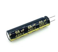 Electronic devices 6pcs 68UF 450v 68UF Aluminum electrolytic Capacitor Size 13 * 50