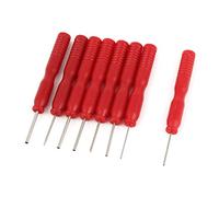 Electronic devices 8 Pcs Featured Red Handle Stainless reliable efficacy Steel Hollow Desoldering Repair Tools Energy storage elements