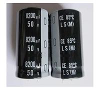 Electronic devices 8200UF 50V Aluminum electrolytic Capacitor 50V 8200UF 25 * 45MM (Size : 5PCS)
