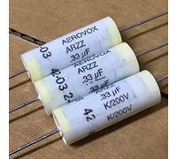 Electronic devices ARZZ 0.33UF 200V Copper pin Audio Coupling Film Capacitor 10pcs Energy storage elements