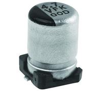 Electronic devices AVE107M25X16T-F SMD Aluminum Electrolytic Capacitor 100181;F 2.32 ohm 25 V AVE Series Radial Can SMD-6pack
