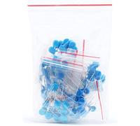 Electronic devices Capacitor kit 100PCS/lot 2KV high Voltage Ceramic Capacitor Assortment Kit 2KV 102K 221K 332K 471K 472K 561K 681K 821K Ceramic Capacitors Set capacitors Energy storage elements