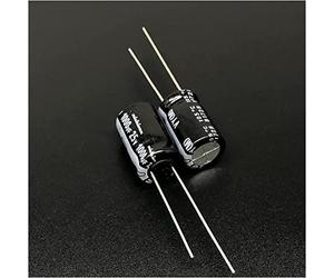 Electronic devices Capacitor kit 10Pcs/100Pcs 1000uF 25V 10x16mm Wide Temperature Range 25V1000uF Aluminum Electrolytic Capacitor capacitors (Size : 100Pcs)
