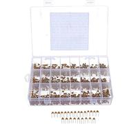 Electronic devices Capacitor kit 1200pcs 24 Values 50V 10pF-10uF Monolithic Ceramic Capacitor Assorted Kit capacitors