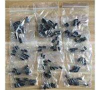 Electronic devices Capacitor kit 120pcs=12 Values*10pcs 0.22UF-470UF Aluminum electrolytic Capacitor Assortment kit Set Pack capacitors Energy storage elements