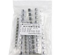 Electronic devices Capacitor kit 130pcs/LOT 1uF-220uF SMD Aluminum Electrolytic Capacitor Assorted Kit Set, 13values*10pcs=130pcs Samples Kit capacitors Energy storage elements