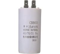 Electronic devices Capacitor kit 16uf 450V CBB60 Capacitor Double Insert Water Pump Starting Capacitor electronic starter Permanent 50 60 Hz AC electronic starter Micro Parts capacitors