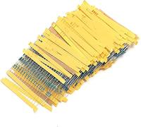 Electronic devices Capacitor kit 2600pcs 130 Values 1/4W 0.25W 1% Metal Film Resistors Assorted Pack Kit Set Lot Resistors Assortment Kits Fixed capacitors capacitors Energy storage elements