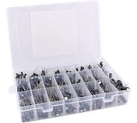Electronic devices Capacitor kit 500Pcs/lot 16V-50V 24Values Electrolytic Capacitor Set 0.1UF-1000UF Mix Electrolytic capacitors Assorted kit DIY Electronic Pack capacitors Energy storage elements