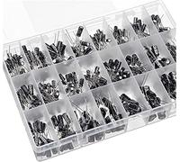 Electronic devices Capacitor kit 500Pcs/lot DIY 0.1UF-1000UF 24Values Aluminum Electrolytic Capacitors 16-50V Mix Electrolytic Capacitor Assorted kit Set Box capacitors Energy storage elements
