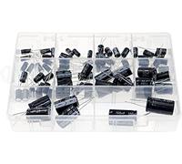 Electronic devices Capacitor kit 78pcs 11 Values 1uF -100uF 400V High Voltage Aluminum Electrolytic Capacitor Assortment Box Kit capacitors Energy storage elements