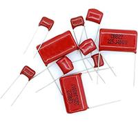 Electronic devices Capacitor kit CBB Capacitor 100V 63v 250V 400V 630V 104J 0.1uf 100nF 105 2.2UF P=5 10 15 20 25MM 10Pcs capacitors (Size : 105J 400V P10)