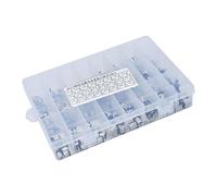 Electronic devices Capacitors 1UF~1000UF 6.3V-50V 400Pcs 24Value SMD Aluminum Electrolytic Capacitors Assortment Kit + Box