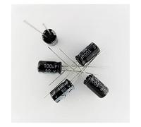 Electronic devices Capacitors 20PCS 50V 100uf 6 * 11m Aluminum electrolytic Capacitor