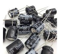 Electronic devices Capacitors 20pcs/Bag 10 * 13mm 35V / 470UF electrolytic Capacitor Energy storage elements