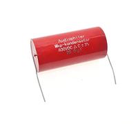 Electronic devices Capacitors 2PCS 400VDC 20uf Red Audiophiler MKP Axial Coupling Capacitor for Audio Speaker Guitar AMP Energy storage elements
