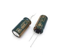Electronic devices Capacitors 2PCS Electrolytic Capacitor 25V 6800UF 16 * 30 Aluminum electrolytic capacitors