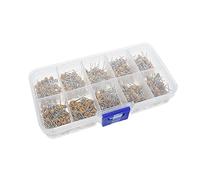 Electronic devices Capacitors 500pcs/lot 10Values*50pcs 0.1uF-10uF 50V Multilayer Ceramic Capacitors Assorted Kit Assortment Set with Storage Box