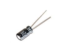 Electronic devices Capacitors 50Pcs 50V 47UF 47UF 50V Aluminum Electrolytic Capacitor Size 6 * 12MM 50 V / 47 UF Electrolytic Capacitor Energy storage elements