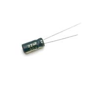 Electronic devices Capacitors 50pcs Aluminum electrolytic Capacitor 22uF 50V 5 * 11 105C Electrolytic Capacitor