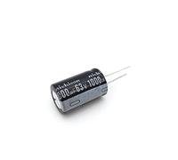 Electronic devices Capacitors 5pcs/lot Aluminum Electrolytic Capacitor 63V/1000 UF 63V/1000UF Electrolytic Capacitor Size 16 * 25 mm Plug-in 63V 1000UF