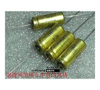 Electronic devices co31 Series 25V 100uF Gold axial Cathode electrolytic Capacitor Energy storage elements