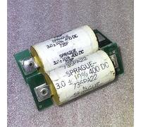 Electronic devices Disassemble 735p 3uf400vdc axial Frequency Division Coupling electrodeless Capacitor 1 Pcs