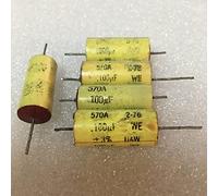 Electronic devices Disassemble West haw 570a 0.1uF 400V Coupling Audio tin Film Capacitor 1 Pcs Energy storage elements