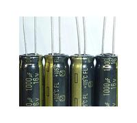 Electronic devices Electronic Accessories 10pcs 1000uF 16V FL Series 8x20mm Low ESR Original 16V1000uF Audio/Motherboard Aluminum Electrolytic Capacitor Energy storage elements