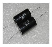 Electronic devices Met 250V 20uf 206j 250VDC axial Through Center Frequency Division Film Capacitor 2pcs Energy storage elements