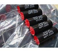 Electronic devices MPT 250V 10UF Audio Speaker Special Frequency Division Copper pin Audio electrodeless Capacitor. 1 Pcs Energy storage elements