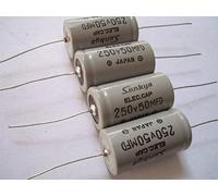 Electronic devices Music Capacitor 250V 50UF Biliary Machine Axial Cathode Filtering Antique Capacitor 1 Pcs Energy storage elements