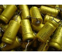 Electronic devices PEG118 Series 64V 25UF Gold Bile Machine Axial Antique Pro Capacitor 1 Pcs Energy storage elements