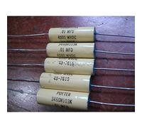 Electronic devices Potter 4000V 0.01uF 4KV Pro Gall Machine Antique Copper pin Guitar Audio Capacitor Energy storage elements