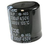 Electronic devices SLP331M450H5P3 Electrolytic Capacitor 330181;F SLP Series177; 20% 450 V 3000 Hours @ 105176;C Snap-in-6pack